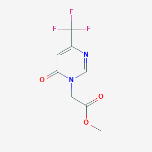 Methyl 2-[6-oxo-4-(trifluoromethyl)pyrimidin-1-yl]acetate