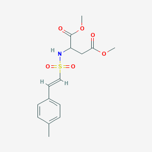 Dimethyl 2-[[(E)-2-(4-methylphenyl)ethenyl]sulfonylamino]butanedioate