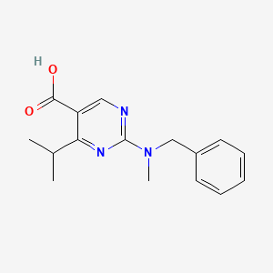 2-[Benzyl(methyl)amino]-4-isopropylpyrimidine-5-carboxylic acid
