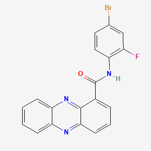 N-(4-bromo-2-fluorophenyl)phenazine-1-carboxamide