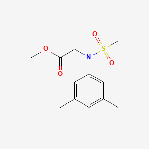 Methyl N-(3,5-dimethylphenyl)-N-(methylsulfonyl)glycinate