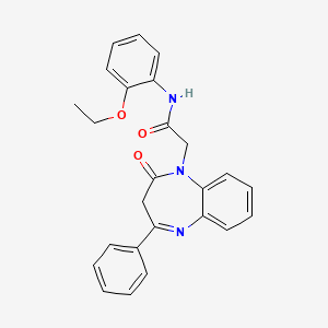 N-(2-ethoxyphenyl)-2-(2-oxo-4-phenyl-2,3-dihydro-1H-1,5-benzodiazepin-1-yl)acetamide