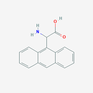 2-Amino-2-anthracen-9-ylacetic acid