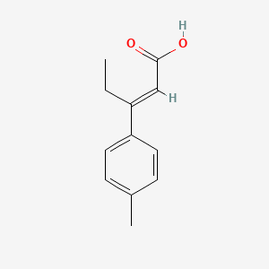 molecular formula C12H14O2 B2729195 3-(4-methylphenyl)pent-2-enoic acid CAS No. 174660-81-2