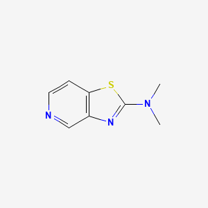 molecular formula C8H9N3S B2729204 N,N-Dimethylthiazolo[4,5-c]pyridin-2-amine CAS No. 97249-51-9