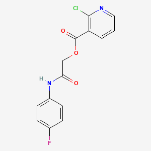 [(4-Fluorophenyl)carbamoyl]methyl 2-chloropyridine-3-carboxylate