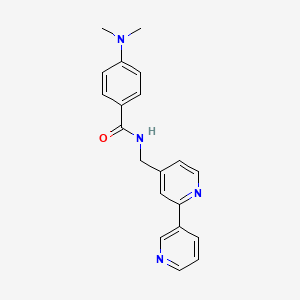 B2729434 N-([2,3'-bipyridin]-4-ylmethyl)-4-(dimethylamino)benzamide CAS No. 1904375-30-9