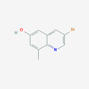 molecular formula C10H8BrNO B2729623 3-Bromo-8-methylquinolin-6-ol CAS No. 889660-65-5