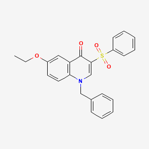 3-(Benzenesulfonyl)-1-benzyl-6-ethoxy-1,4-dihydroquinolin-4-one