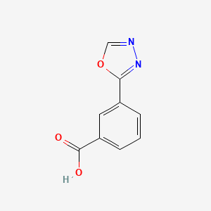 molecular formula C9H6N2O3 B2729690 3-(1,3,4-Oxadiazol-2-yl)benzoic acid CAS No. 1176505-26-2