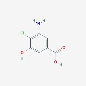 3-Amino-4-chloro-5-hydroxybenzoic acid