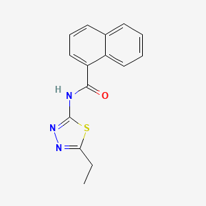 N-(5-ethyl-1,3,4-thiadiazol-2-yl)-1-naphthamide