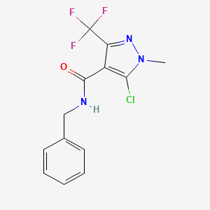 N-benzyl-5-chloro-1-methyl-3-(trifluoromethyl)-1H-pyrazole-4-carboxamide