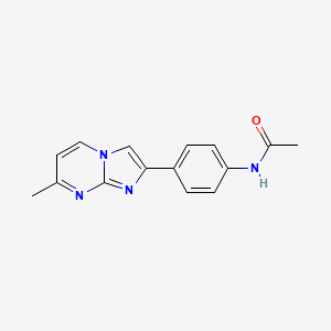 N-(4-(7-methylimidazo[1,2-a]pyrimidin-2-yl)phenyl)acetamide