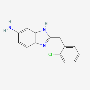 2-(2-chlorobenzyl)-1H-benzimidazol-5-amine
