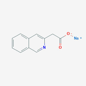 molecular formula C11H8NNaO2 B2729728 Sodium 2-(isoquinolin-3-yl)acetate CAS No. 2197054-58-1