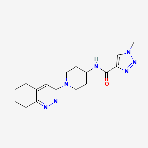 1-methyl-N-(1-(5,6,7,8-tetrahydrocinnolin-3-yl)piperidin-4-yl)-1H-1,2,3-triazole-4-carboxamide