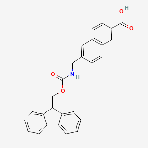 6-[({[(9H-fluoren-9-yl)methoxy]carbonyl}amino)methyl]naphthalene-2-carboxylic acid
