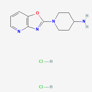 1-(Oxazolo[4,5-b]pyridin-2-yl)piperidin-4-amine dihydrochloride