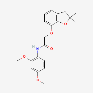 N-(2,4-dimethoxyphenyl)-2-[(2,2-dimethyl-2,3-dihydro-1-benzofuran-7-yl)oxy]acetamide