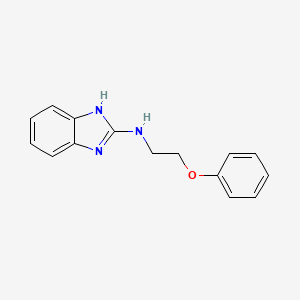 molecular formula C15H15N3O B2729921 N-(2-phenoxyethyl)-1H-1,3-benzodiazol-2-amine CAS No. 1272137-88-8
