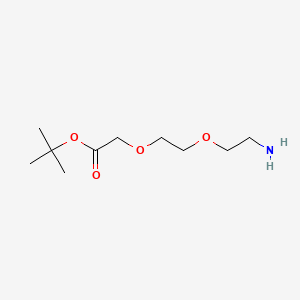 molecular formula C10H21NO4 B2730045 H2N-PEG2-CH2COOtBu CAS No. 1122484-77-8