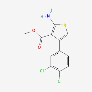 B2730165 Methyl 2-amino-4-(3,4-dichlorophenyl)thiophene-3-carboxylate CAS No. 351156-72-4