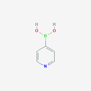 molecular formula C5H6BNO2 B027302 Pyridine-4-boronic acid CAS No. 1692-15-5