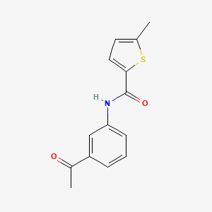molecular formula C14H13NO2S B2730257 N-(3-acetylphenyl)-5-methylthiophene-2-carboxamide CAS No. 903800-20-4