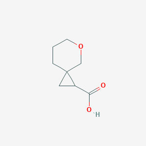 molecular formula C8H12O3 B2730296 5-Oxaspiro[2.5]octane-1-carboxylic acid CAS No. 1341939-27-2