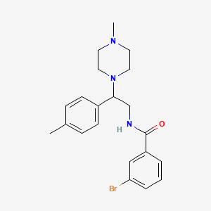 3-bromo-N-(2-(4-methylpiperazin-1-yl)-2-(p-tolyl)ethyl)benzamide