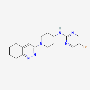 5-bromo-N-[1-(5,6,7,8-tetrahydrocinnolin-3-yl)piperidin-4-yl]pyrimidin-2-amine