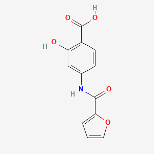 4-[(Furan-2-carbonyl)-amino]-2-hydroxy-benzoic acid