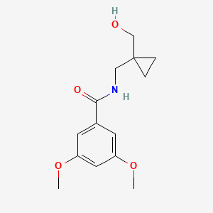 N-((1-(hydroxymethyl)cyclopropyl)methyl)-3,5-dimethoxybenzamide