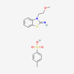 3-(2-methoxyethyl)benzo[d]thiazol-2(3H)-imine 4-methylbenzenesulfonate