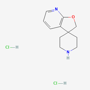 Spiro[2H-furo[2,3-b]pyridine-3,4'-piperidine];dihydrochloride