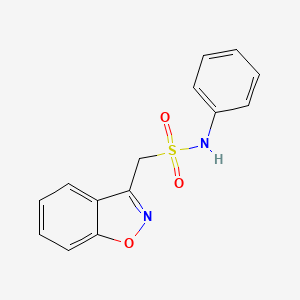 1-(benzo[d]isoxazol-3-yl)-N-phenylmethanesulfonamide