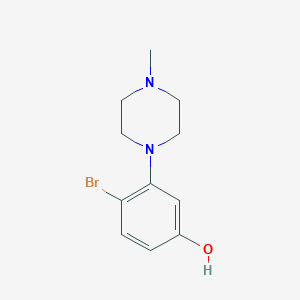 4-Bromo-3-(4-methylpiperazin-1-yl)phenol
