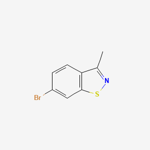 molecular formula C8H6BrNS B2730682 6-Bromo-3-methyl-1,2-benzothiazole CAS No. 1517038-47-9