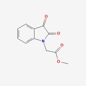 molecular formula C11H9NO4 B2730786 methyl 2-(2,3-dioxo-2,3-dihydro-1H-indol-1-yl)acetate CAS No. 41042-20-0