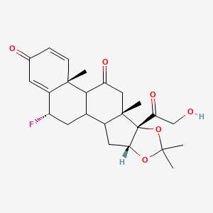 molecular formula C24H29FO6 B2730855 11-Keto Flunisolide CAS No. 1997-76-8