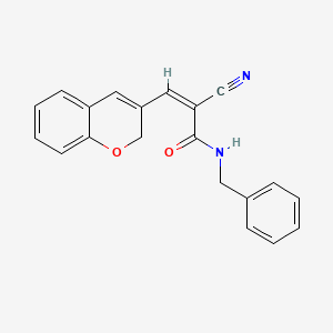 (Z)-N-benzyl-3-(2H-chromen-3-yl)-2-cyanoprop-2-enamide