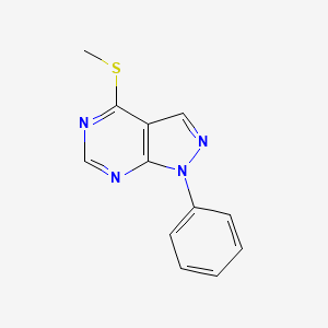4-methylsulfanyl-1-phenyl-1H-pyrazolo[3,4-d]pyrimidine