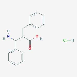 3-Amino-2-benzyl-3-phenylpropanoic acid hydrochloride
