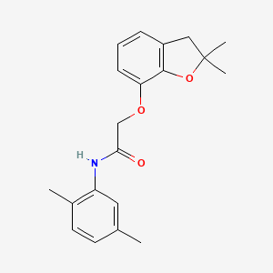 2-((2,2-dimethyl-2,3-dihydrobenzofuran-7-yl)oxy)-N-(2,5-dimethylphenyl)acetamide