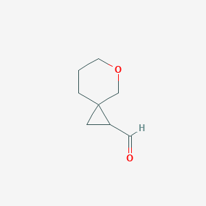 molecular formula C8H12O2 B2731078 5-Oxaspiro[2.5]octane-1-carbaldehyde CAS No. 1784642-23-4