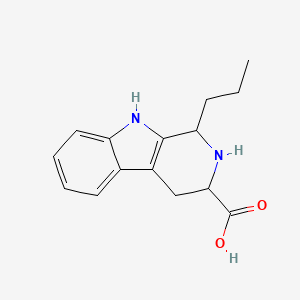 molecular formula C15H18N2O2 B2731119 1-Propyl-2,3,4,9-tetrahydro-1H-beta-carboline-3-carboxylic acid CAS No. 147796-05-2
