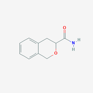 molecular formula C10H11NO2 B2731136 3,4-DIHYDRO-1H-2-BENZOPYRAN-3-CARBOXAMIDE CAS No. 1797217-06-1