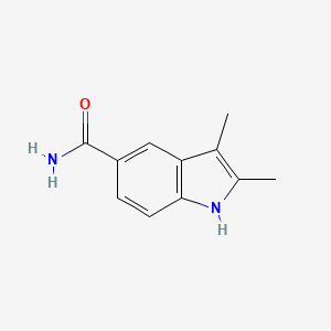 molecular formula C11H12N2O B2731181 2,3-dimethyl-1H-indole-5-carboxamide CAS No. 6116-47-8