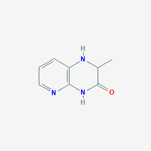 molecular formula C8H9N3O B2731185 1,4-dihydro-2-methyl-pyrido[2,3-b]pyrazin-3(2h)-one CAS No. 165615-64-5